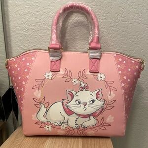 Loungefly | Disney Pink Marie Aristocats Satchel Bag